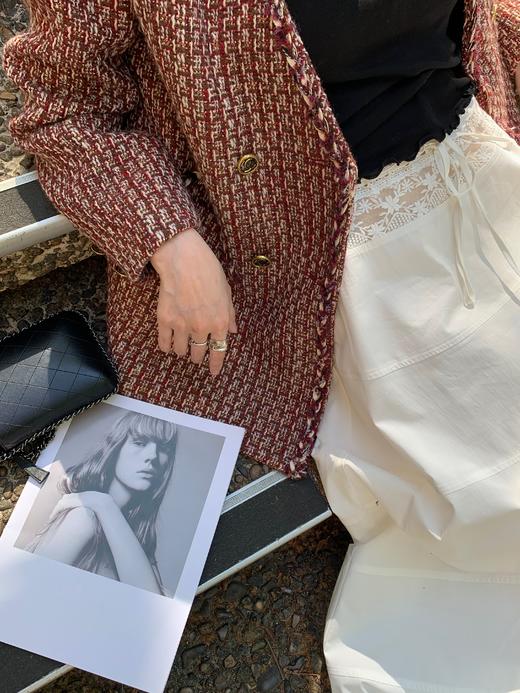 Read Nameless /纸醉金迷羊毛小香棉服红色 商品图12