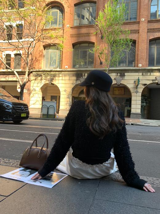 Read Nameless /黑色蕾丝金扣外套 商品图11