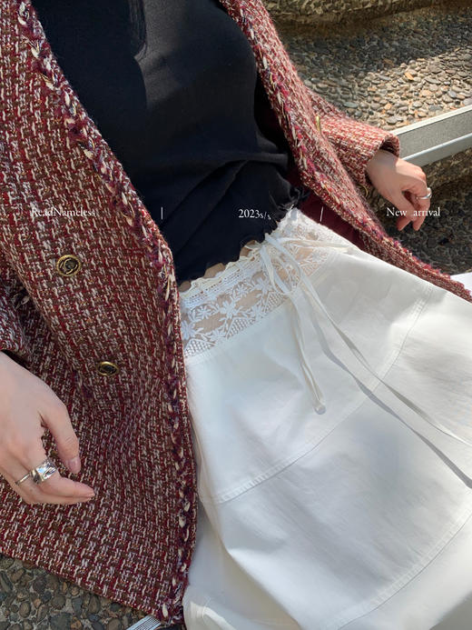 Read Nameless /纸醉金迷羊毛小香棉服红色 商品图14