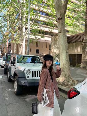 Read Nameless /纸醉金迷羊毛小香棉服红色