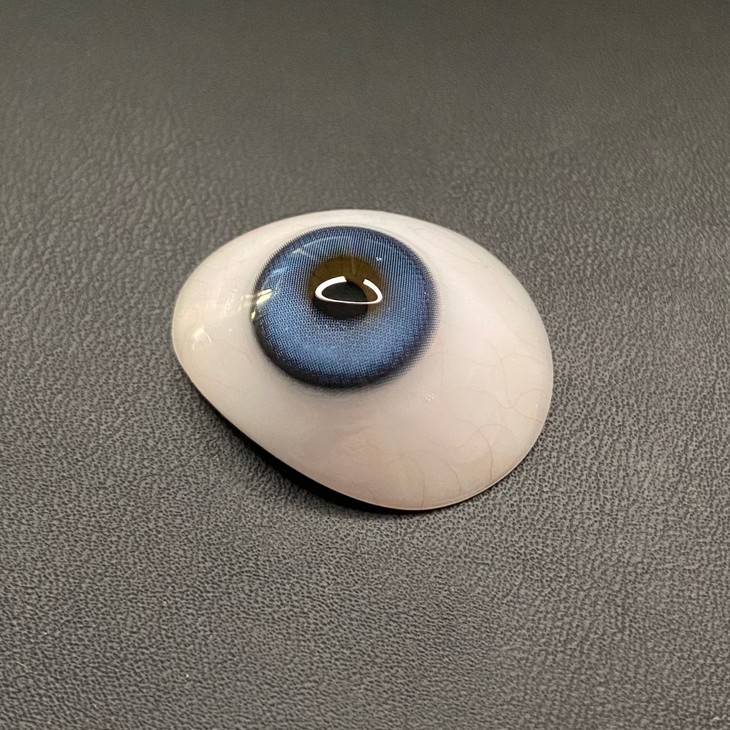 KIRAFAIRY 年抛美瞳 隐形眼镜 广岛黑蓝 14.2mm 1副/2片 左右度数可不同-VVCON美瞳商城7