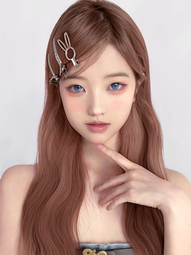 KIRAFAIRY 年抛美瞳 隐形眼镜 广岛黑蓝 14.2mm 1副/2片 左右度数可不同-VVCON美瞳商城17