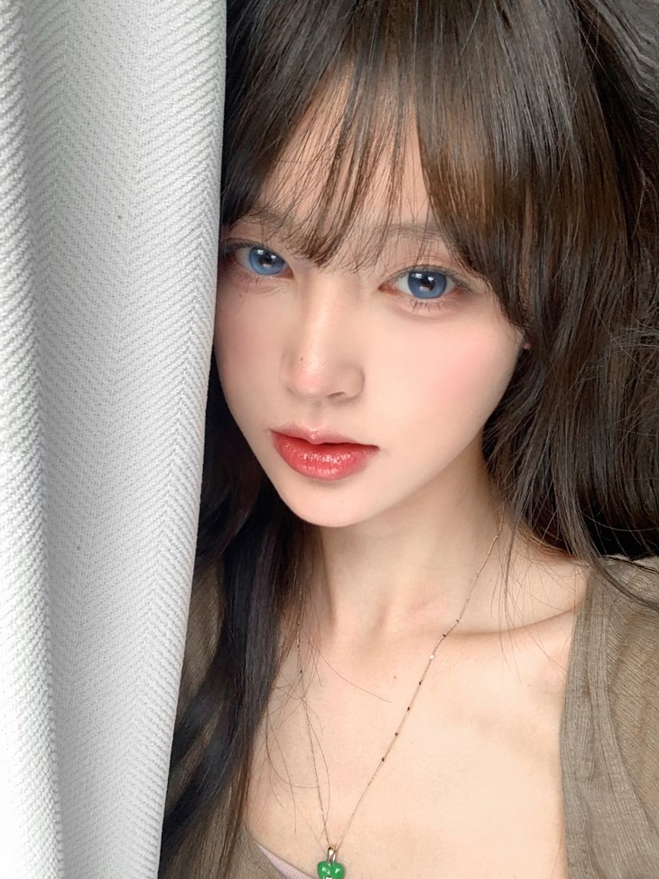KIRAFAIRY 年抛美瞳 隐形眼镜 广岛黑蓝 14.2mm 1副/2片 左右度数可不同-VVCON美瞳商城15