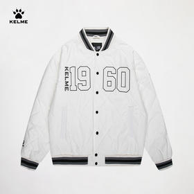 卡尔美冬季篮球潮流系列短款棉服