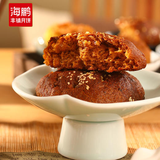 【热卖套餐】海鹏营养月饼早餐套8枚950g（赠3枚莜面五仁） 商品图4