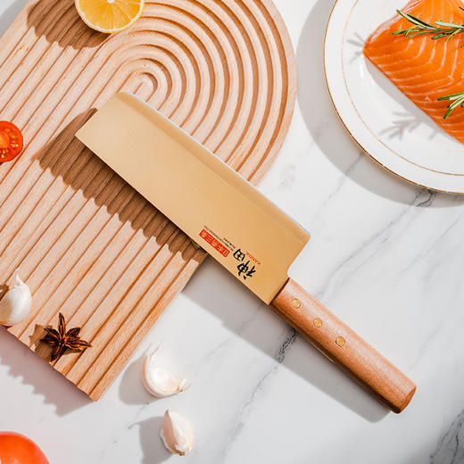 神田| 绣渤意钛金系列小菜切三德刀水果刀 礼盒装 商品图1