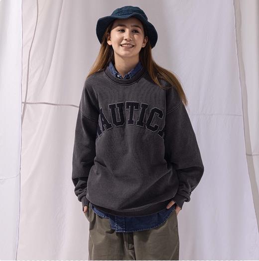 帆船 秋冬简约 400克重 水洗休闲宽松圆领卫衣男女款 NT-2678 商品图4
