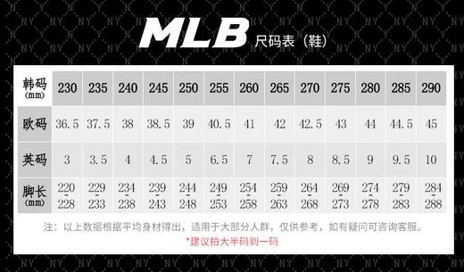 MLB休闲鞋男女新款运动鞋学长板鞋耐磨厚底情侣潮老爹鞋3ASXCA12N 商品图5