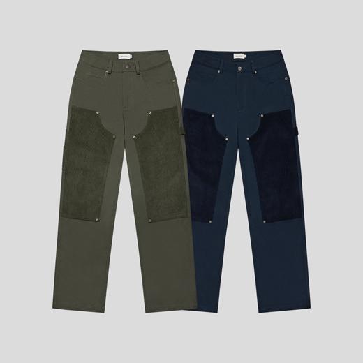 GOODBAI直筒膝盖补强工装裤 商品图1