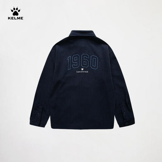 卡尔美冬季篮球潮流系列翻领风衣 商品图3