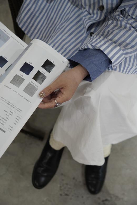 apuntob 蓝白色竖条纹夹克 商品图9