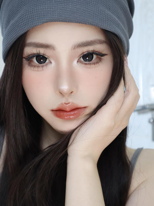 【大直径】T-SUKICON-抱抱熊黑-14.5mm【半年抛 0-800度 无525/575】 商品图5