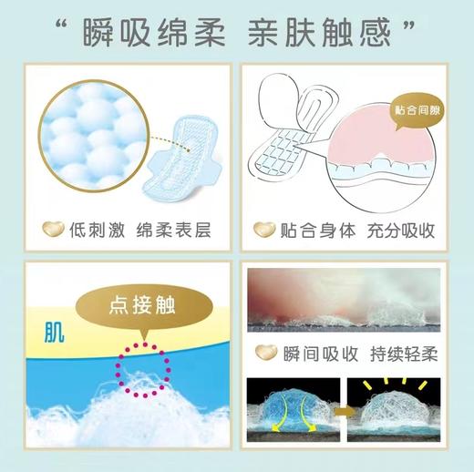花王乐而雅F系列敏感肌肤超强吸收卫生巾(加长夜用40cm7p) 商品图9