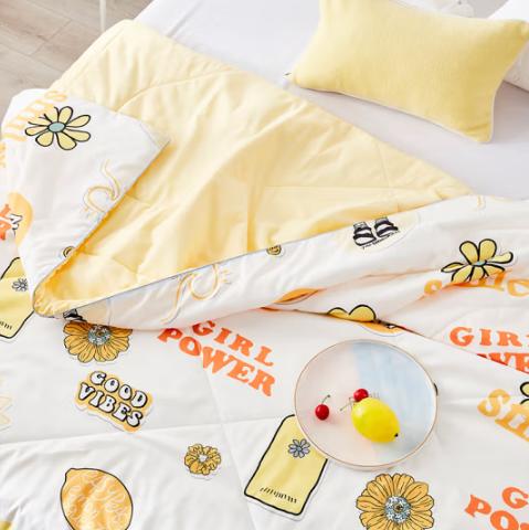 梦洁 水洗抗菌夏被 柠夏 200*230cm 商品图1