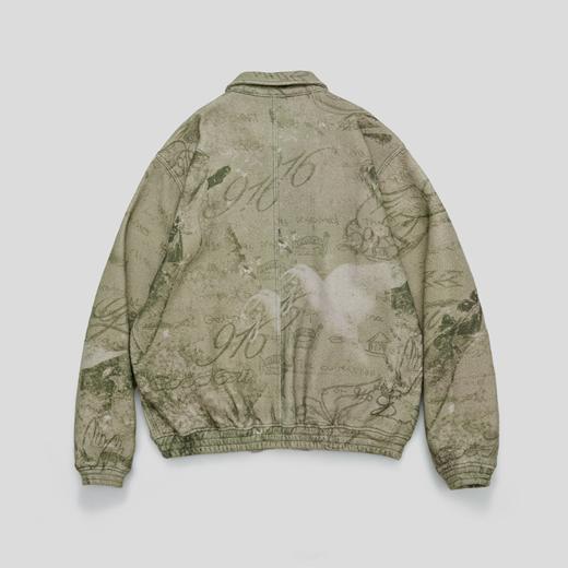 GOODBAI 916 涂鸦印花翻领拉链外套 商品图2