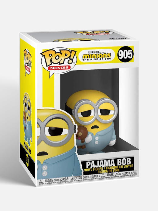 Funko  POP Minions 2 Pajama Bob电影小黄人2睡衣鲍勃手办 47805 商品图4