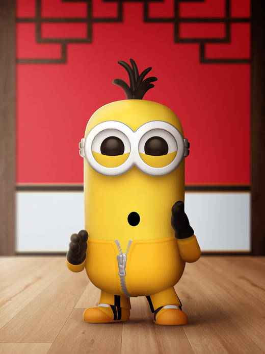 Funko POP Minions 2 Kung Fu Kevin 电影小黄人2功夫凯文手办 47804 商品图2