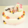 【寓意美好】万寿福桃多层多磅数蛋糕，福星寿桃藏满鲜果与布丁，恭祝万寿无疆（6P399/9P699\15P899/30P1399/40P1799） 商品缩略图0