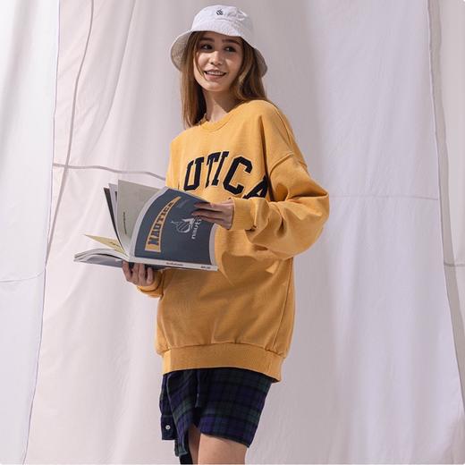 帆船 秋冬简约 400克重 水洗休闲宽松圆领卫衣男女款 NT-2678 商品图6