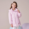 mettekids女童羽绒服2023冬季新款粉色中长款儿童90鹅绒保暖外套 商品缩略图3