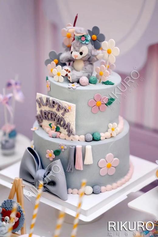 【星黛路】翻糖装饰鲜果奶油蛋糕 商品图1