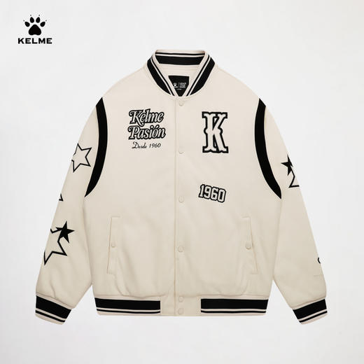 卡尔美冬季篮球潮流系列针织棉服 商品图4