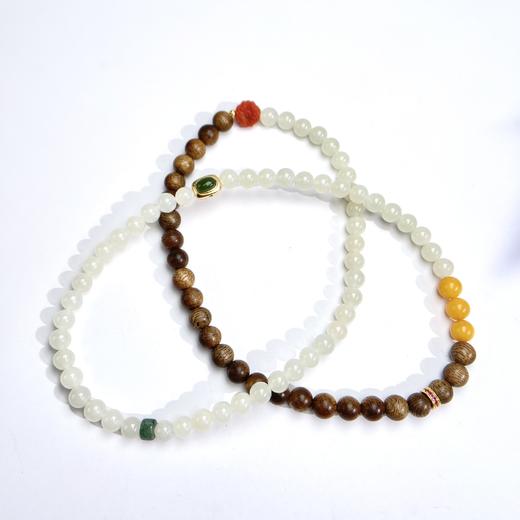 玉美人菲菲/17859白木香多宝圆珠约6mm手串 商品图0