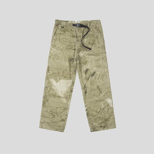 GOODBAI 916 涂鸦印花直筒休闲裤 商品图1