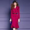 ALBB-西装连衣裙女长袖冬季新款轻熟设计感收腰包臀鱼尾裙子 商品缩略图0