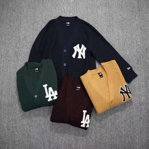 专柜1000+..New Era纽亦华秋冬款MLB联名款羊毛针织开衫 商品图0
