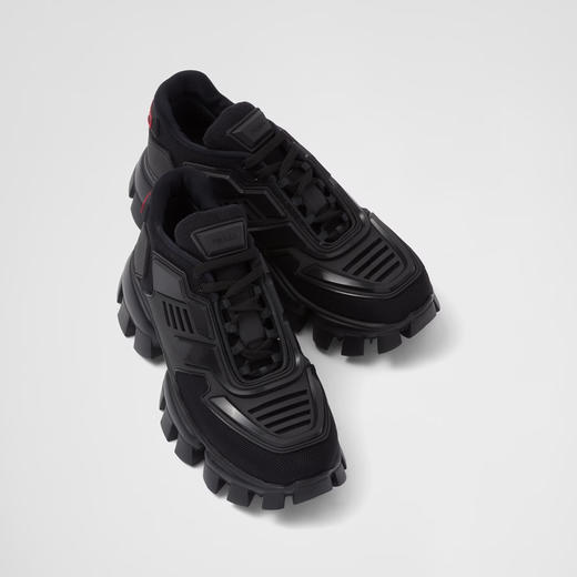 【二】PRADA 普拉达 女士 Cloudbust Thunder 休闲运动鞋 黑色 1E819L 3KR2 F0002 商品图1