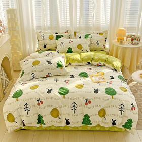 利路米纯棉单人床被套150*210CM柔软舒适