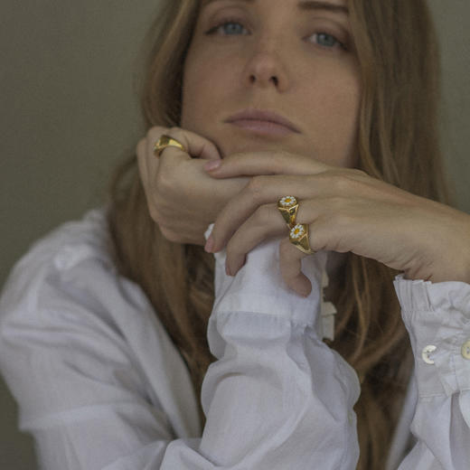 北京仓丨Wilhelmina Garcia-Jennie同款-小雏菊 戒指［西班牙设计师］ 商品图2