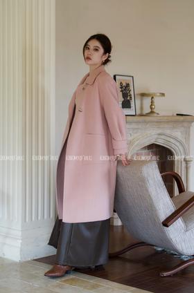 【门店同款】冬季自然奢绒-两粒扣驼绒大衣 154444616