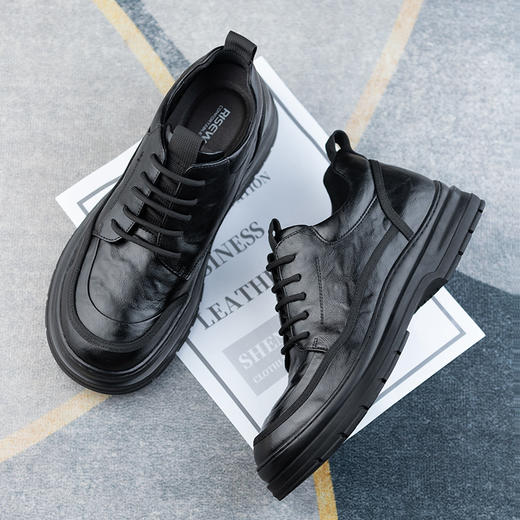 增高6cm男士皮鞋正装商务内增高男鞋皮鞋增高鞋男新郎婚鞋 商品图1