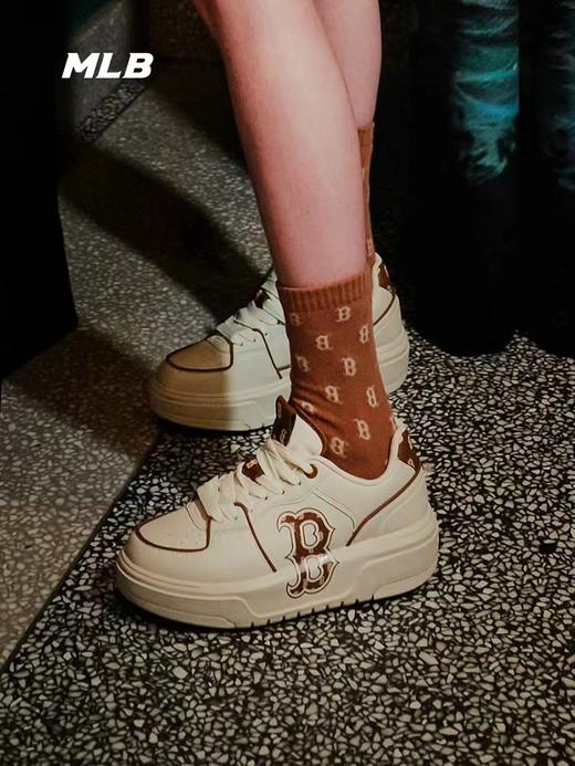 MLB休闲鞋男女新款运动鞋学长板鞋耐磨厚底情侣潮老爹鞋3ASXCA12N 商品图3
