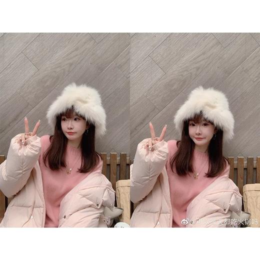 贝儿粉 开衫XS 金蘑菇菇  Jennifer’s winter 新年浣熊系列 / 舒服柔软蓬松毛衣 商品图3