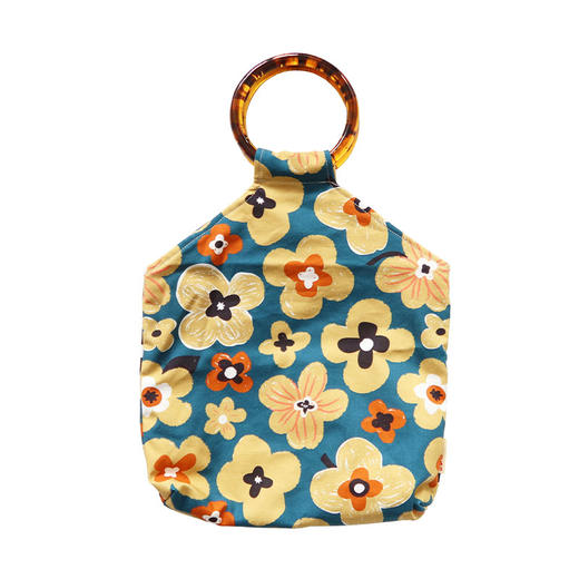 HUJI祤集Amber手提包插画花朵 商品图9