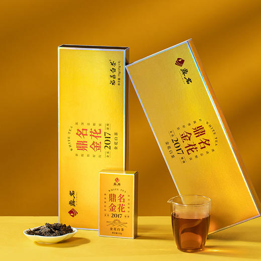 鼎名金花 2017金花白茶条盒装 75g/盒 商品图2