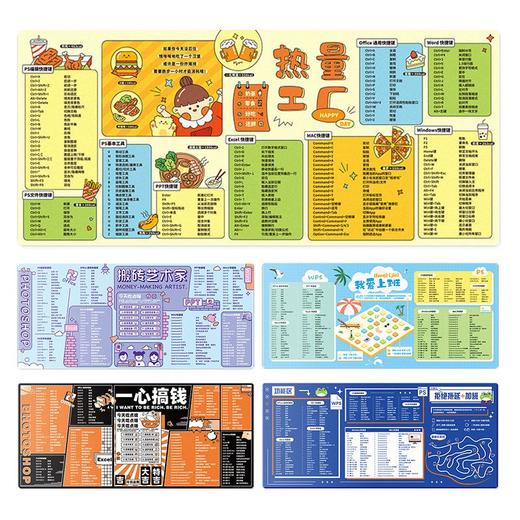 【对啊文创鼠标垫】对啊原创趣味文创快捷键鼠标垫高清印染加大加厚精密锁边轻度防水 商品图5