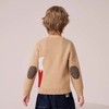 mettekids儿童100%羊绒衫2023秋冬新款提花工艺加厚针织男童毛衣 商品缩略图3