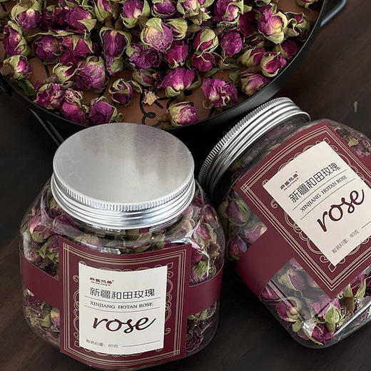 正宗新疆和田玫瑰花茶80克*3罐 商品图1