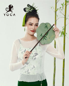 壁虎瑜伽【2310SY253】网纱透气长袖（无胸垫）【5天发货】