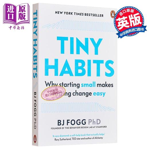 【中商原版】福格行为模型 斯坦福大学 行为设计学创始人 Tiny Habits 英文原版 BJ 福格 BJ Fogg 豆瓣推荐 商品图9
