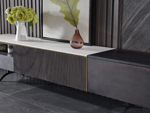 欧瑞驰 简约轻奢电视柜 考板+不面面+托底缓冲导轨+进口松木抽碳素钢脚[免费送装，偏远地区除外] 商品图4