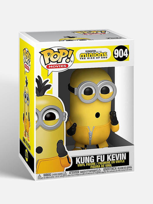 Funko POP Minions 2 Kung Fu Kevin 电影小黄人2功夫凯文手办 47804 商品图4