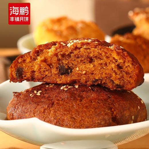 【热卖套餐】海鹏营养月饼早餐套8枚950g（赠3枚莜面五仁） 商品图2