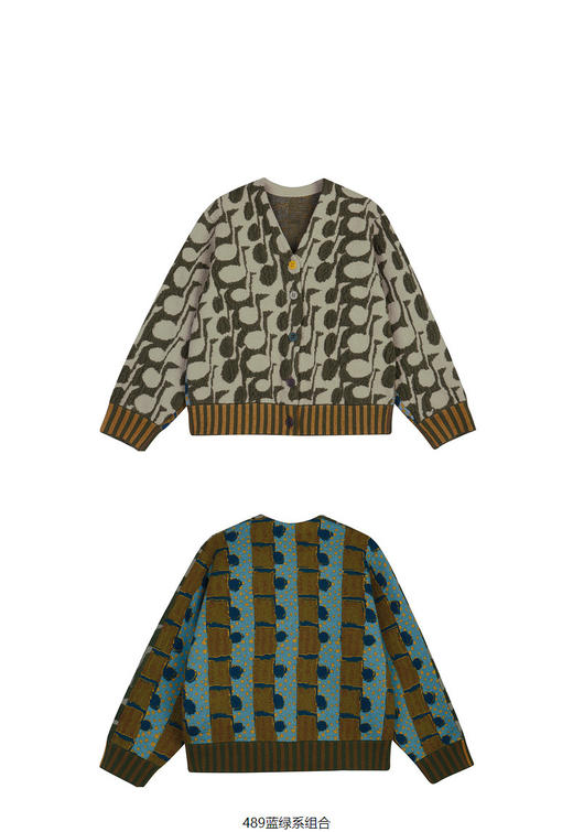 jnby  23年冬款  短款开襟毛衫  1N0311990 商品图11