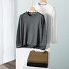 【新款DDP】大依优型大码长袖T恤加肥加大肥佬休闲商务宽松透气上衣打底净版 商品缩略图0