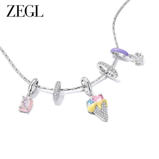 ZEGL设计师甜美自定饰花朵项链女轻奢小众设计感夏日多巴胺锁骨链 商品图1